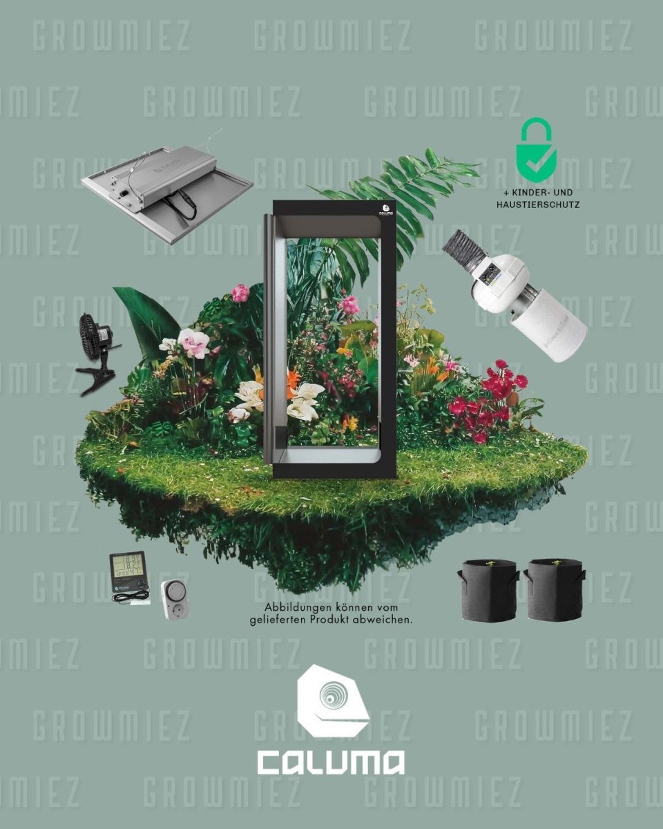 Growbox Komplettset mit LED 80x80cm von Caluma