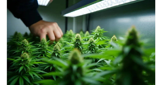 Fast Flowering Cannabispflanzen unter künstlichem Licht