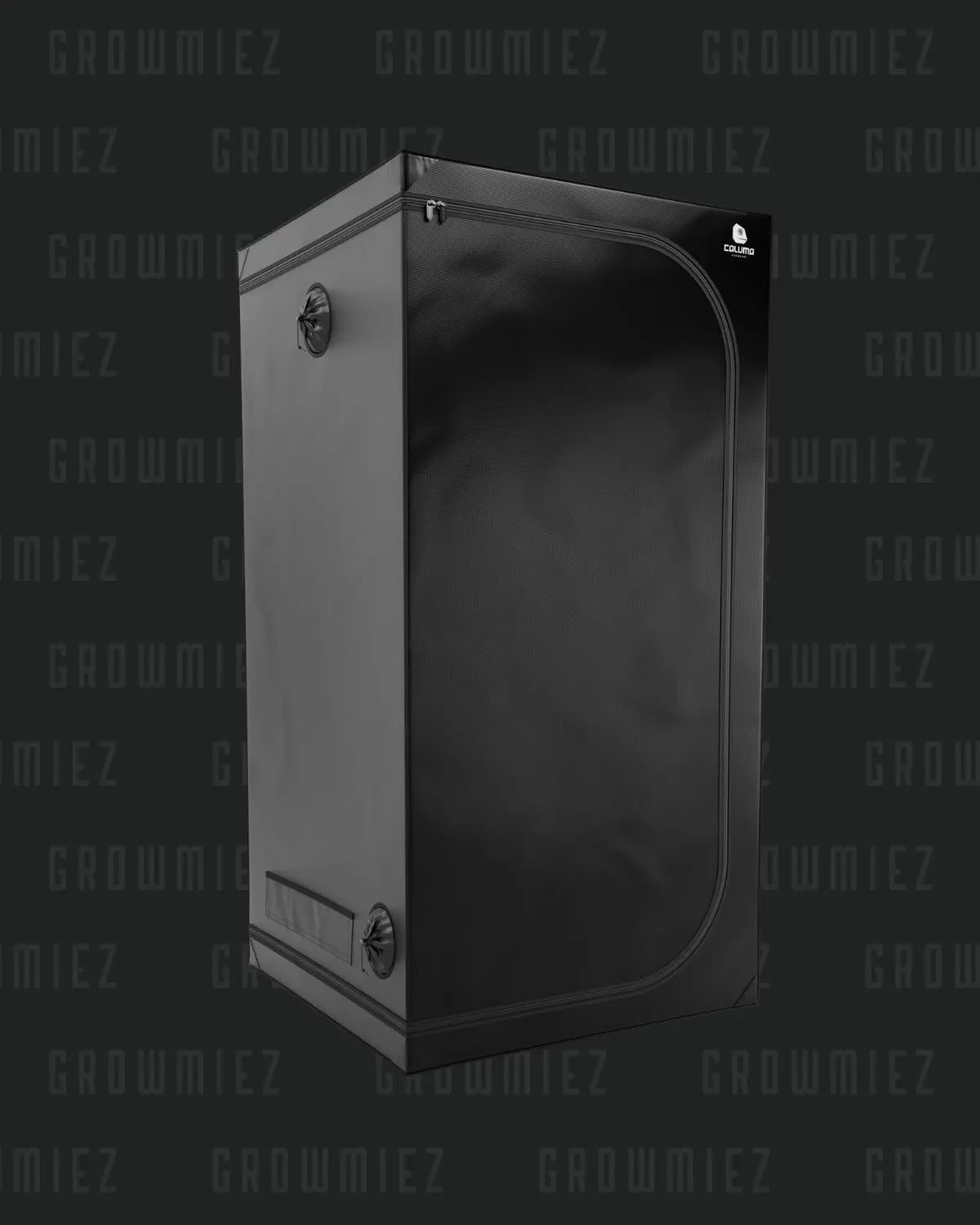 Caluma Skin Growbox 100x100x200 cm geschlossen, schwarzes Growzelt
