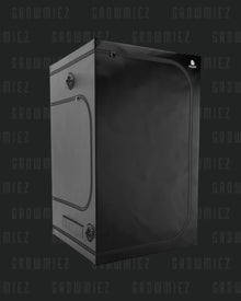 Caluma Growbox 120x120x200 cm geschlossen, schwarzes Growzelt