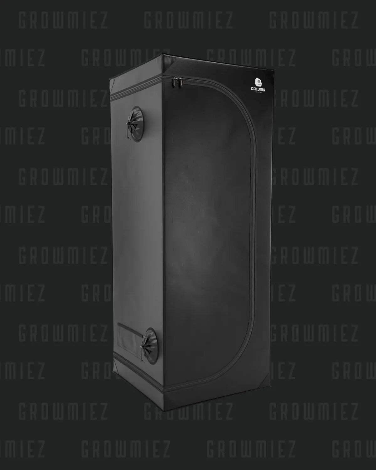 Caluma Skin Growbox 60x60x160 cm geschlossen, schwarzes Growzelt