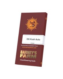 OG Kush Auto Cannabissamen von Barney's Farm – feminisierte Autoflower mit erdig-würzigem Kush-Profil