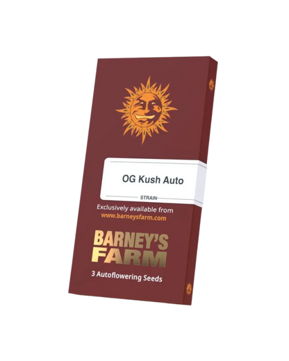 OG Kush Auto Cannabissamen von Barney's Farm – feminisierte Autoflower mit erdig-würzigem Kush-Profil