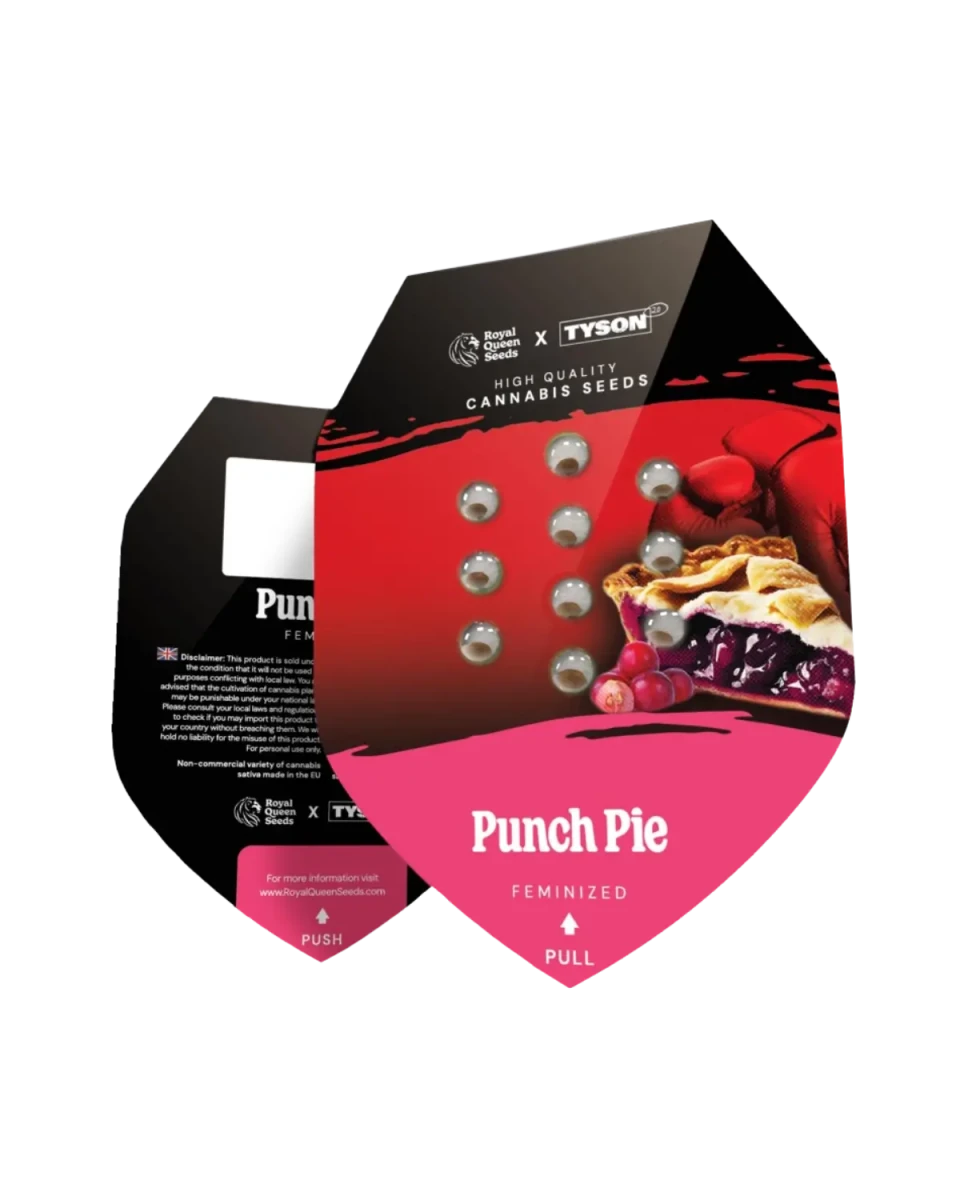 Originale Packung Punch Pie feminisiert; Royal Queen Seeds x Tyson