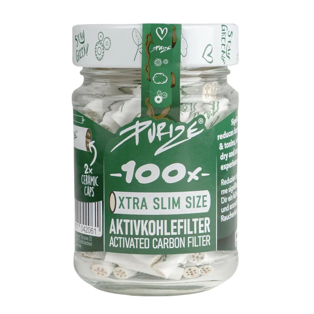 purize xtra slim100er Glas