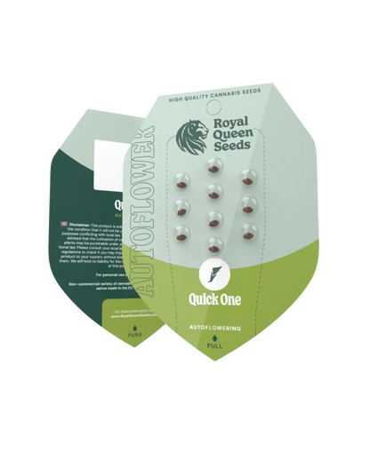 Quick One Cannabis Samen von Royal Queen Seeds, Originalverpackung