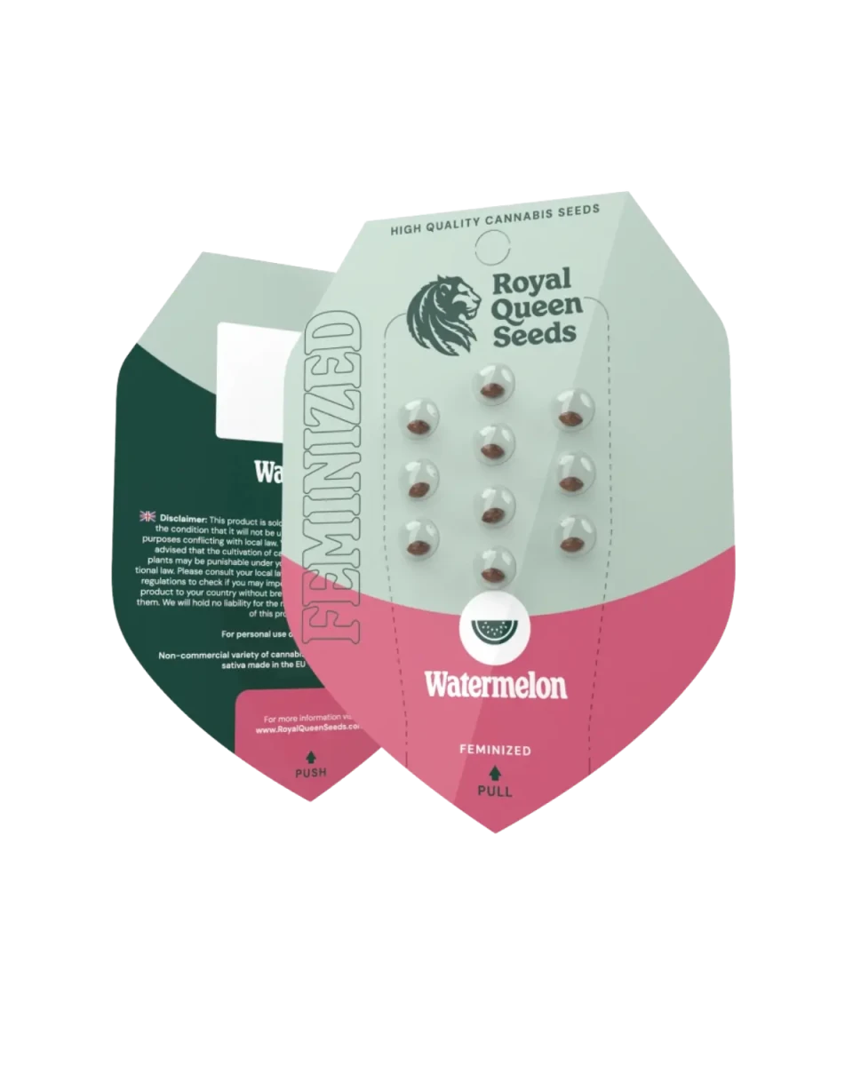 Watermelon Cannabis Samen Originalverpackung von Royal Queen Seeds