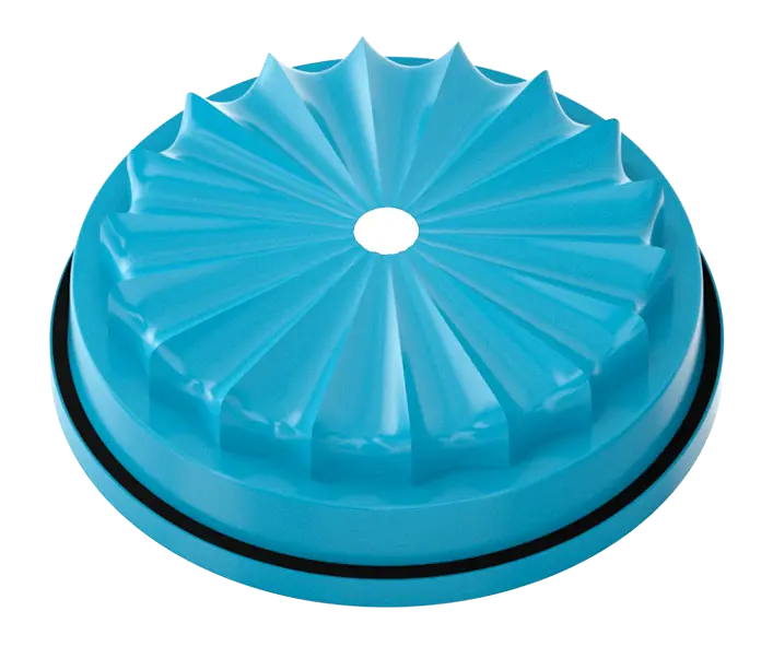 Wellenschliff, Sunray Design, Keramik Grinder