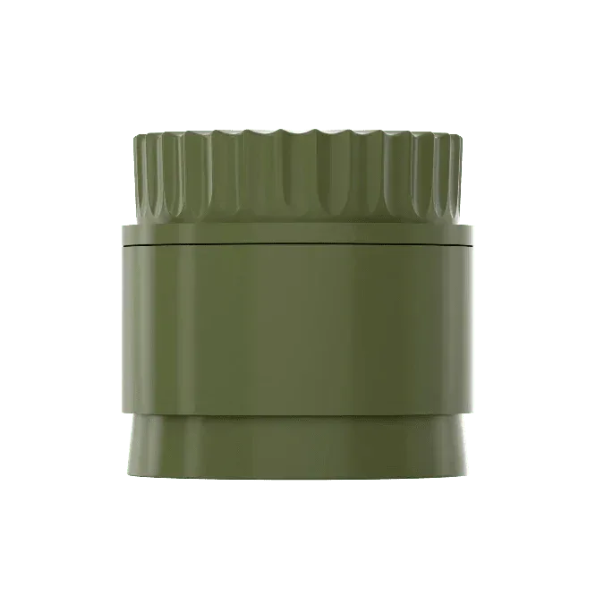 der neueste Keramik Grinder mit Wellenschliff, 4-teilig