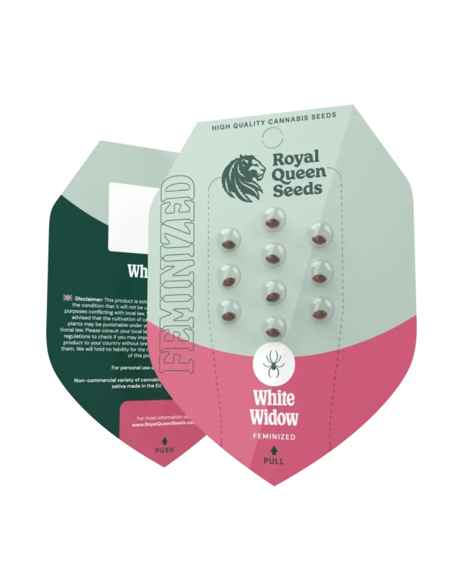 Originalverpackung White Widow Samen von Royal Queen Seeds