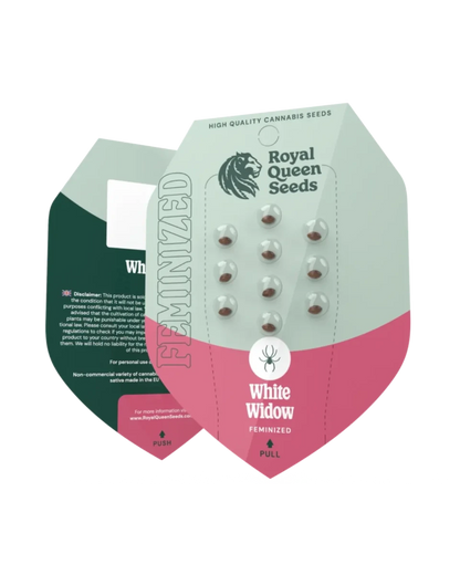 Originalverpackung White Widow Samen von Royal Queen Seeds